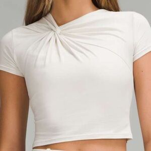 Lululemon Asymmetrical Front-Twist T-Shirt Size L
